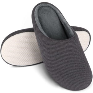 Bergman Kelly Memory Foam Slippers for Women & Men, Slip-On House Shoes for WFH Comfort (Cush Collection - Scuff Style), US Company